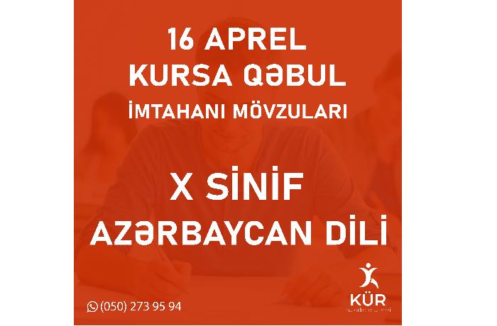 Azərbaycan dili 10-cu sinif